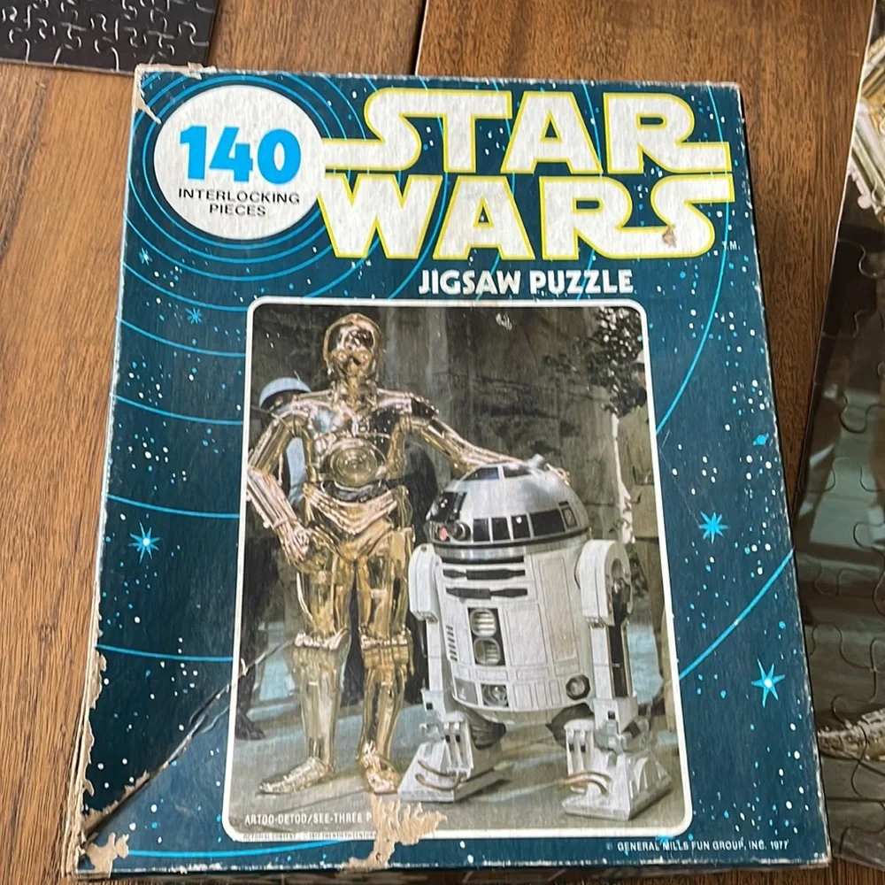 Vintage Star Wars Puzzles Set of 3